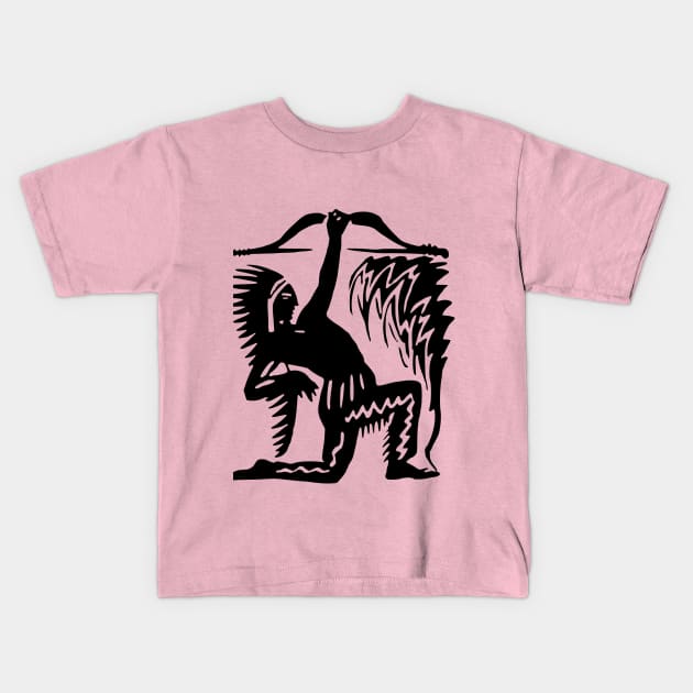 Archer T-shirt Kids T-Shirt by hossamahmed